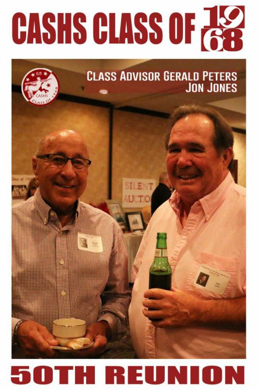 Class Advisor Gerald Peters and Jon Jones